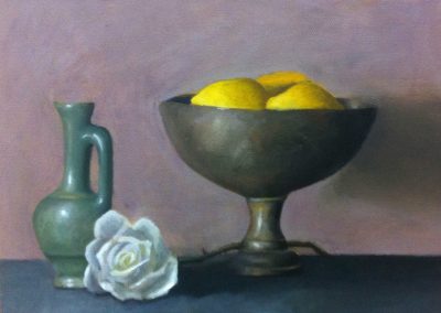 still life oil painting young artist long island academy
