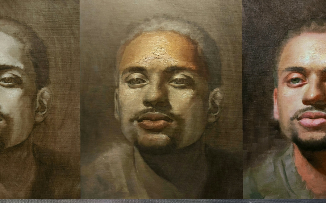 Live Portrait Drawing & Painting